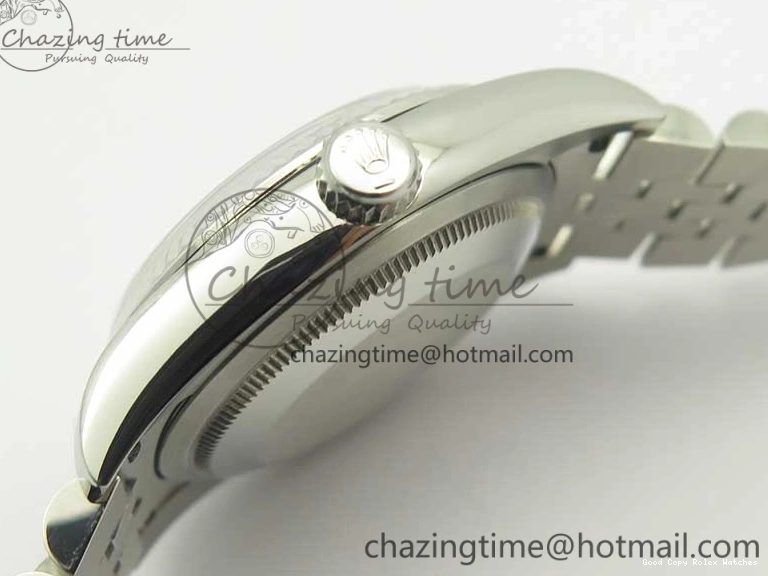 Good Copy Rolex Watches ARF 116234 1:1 DateJust 904L Markers Black SS Minimalist V 904L on 36 Jubilee Bracelet Sticks SS Dial 3374 Best SA3135 Edition 0113